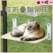 可折疊貓吊床 貓吊床 貓咪吊床 吸盤貓吊床 折疊貓吊床 強力吸盤 貓吊床窗戶 貓咪窗戶吊床 貓吸盤吊床