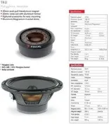 【法國Focal】四折出清 165VB  6.5吋 兩音路 分音喇叭 各車款適用(165V1 is ps165 可參考)