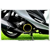 【 老司機彩貼 】YAMAHA CygnusX 125 勁戰五代 風扇蓋 分解版 風扇 拉線 貼紙 反光貼 3M反光貼紙