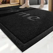 【JOCIYO 聚時柚】厚重3D壓花 大門口踏墊120×60cm進門刮泥吸水 商用迎賓腳踏墊 玄關地墊 橡膠底防滑