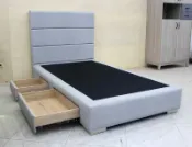 【歐風別館】曼地3.5尺單人貓抓皮抽屜收納床架【抽屜床底~基隆至台中免運費】