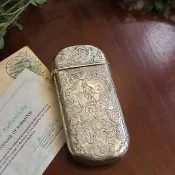 英國純銀雪茄盒