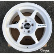 全新鋁圈 正品 BUDDY CLUB P1-RACING SF 15吋 4孔100 6.5J 輕量化 冠軍亮白色