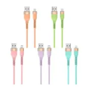 【TEKQ 璿驥國際】MFi認證 uCable Apple lightning to USB-A 蘋果液態矽膠高速手機充電傳輸線(120cm)