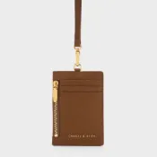 (店+)【CHARLES & KEITH】零錢包卡夾 _ 巧克力/黑色