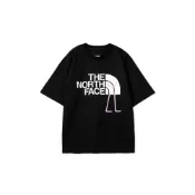  (店+)【The North Face】北面THE NORTH FACE Urban Exploration FW23 美式復古字母Logo印花重磅圓領短袖T恤 男款 黑色