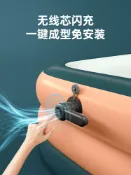 協貿國際日用品生活5館 寶寶充氣游泳池家用嬰兒童戲水池戶外超大型可折疊加厚小孩游泳桶