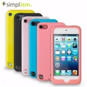 ☆YoYo 3C☆Simplism iPod touch 5 (5th) 專用矽膠保護殼 + 保護貼 (五色任選) ~台中/豐原 可自取