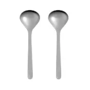 【柳宗理】日本製點心圓匙2入組/17cm(不鏽鋼材質打造的質感餐具)
