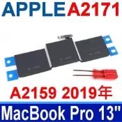 Apple 蘋果  A2171 A1713  原廠電池 Macbook Pro 13 機型 A2159 2019年 MUHN2LL/A* A2289 2020年 MUHN2LL/A*  2019年,MacBook Pro 13.3“ A2289,EMC3456,MUHN2LL/A*,A2338 2020年