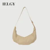 IELGY 女士通勤斜挎餃子包 可單肩腋下