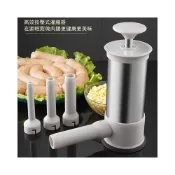 (店+)按壓式灌香腸機 手動灌香腸神器 家用臘腸製作器 粗細可調節灌香腸工具 304不鏽鋼灌腸工具 按壓式灌腸機