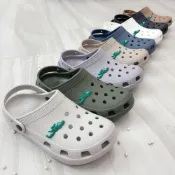 (店+)【母子鱷魚】送淺草寺小錢龜  母子鱷魚 布希鞋 洞洞鞋 海豚布希鞋 防水 止滑 園藝