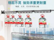 貨比三家 折疊晾衣桿 鋁合金折疊衣架 壁掛式 鋁合金 晾衣架 吊衣架 梅雨季 室外衣架 三段式 固定掛孔 免打孔安裝 衛生間晾衣架