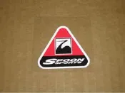 3M反光貼紙 三角形 SPOON sports 改裝品牌 警示標 車身 車尾 葉子板 裝飾貼紙 反光 防水