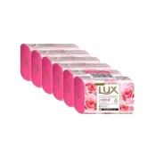 (店+)【LUX 麗仕】印尼 LUX 麗仕香皂 一組六入 (水嫩柔膚、煥活冰爽、魅惑幽香) 480g/組
