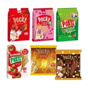 (店+)【Glico 格力高】日本 固力果 Pocky PRETZ 8袋入 家庭號 (草莓棒/巧克力棒/沙拉棒/番茄棒/餅乾棒/冬季限定/焦糖鹽味)