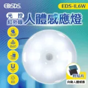 (店+)光控+紅外線雙感應人體感應燈 EDS-IL6W