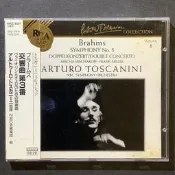 Brahms布拉姆斯-A小調小提琴與大提琴雙協奏曲/第三號交響曲 Toscanini托斯卡尼尼/指揮 日本版無ifpi