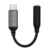 (店+)【SEEHOT 嘻哈部落】Music Fly Type-C轉3.5mm DAC 微型耳擴單源解碼器 外接式音效卡 贈OTG轉接頭