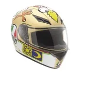 台中皇欣!!正 AGV 出品Rossi Chicken金雞花色 K-3 K3 全罩安全帽!附送SBK頭套!稀少原裝品!