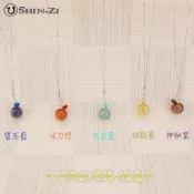 【獨家】垂墜感琉璃精油瓶項鏈 純銀項鍊 圓球金箔款 925純銀鍊 送針孔吸管 免塞式精油瓶吊墜 聞香瓶項鍊