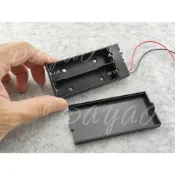 (店+)帶蓋 18650 2節 電池盒 帶開關 串聯 7.4V 鋰電池 帶線 電池盒 DIY 現貨