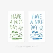 𓍯設計小販所hand love𓍯有個美好的一天封口貼$3元