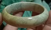 珊瑚正原礦 高等級 半玉化極美珊瑚鐲 菊花石手鐲 17.5圍