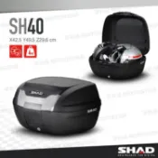 SHAD SH40 摩托車後置物箱 機車後箱 機車後備箱 機車置物箱 行李箱【西班牙進口】