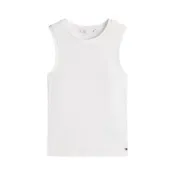 (店+)【TOMMY HILFIGER】Tommy Hilfiger 純棉潮流簡約小繡標內搭修身上衣背心 男女同款