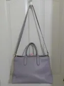英國 Lulu Guinness Marilyn 粉紅唇 真皮 手提包 側背包 斜背包