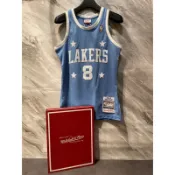 🇺🇸GI.JOE🌟Mitchell & Ness M&N Kobe Bryant 曼巴 四星 水藍 AU 球員版 球衣