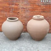 【精選】70YF醃菜缸帶蓋陶瓷老式家用儲水用米缸小醬缸痠菜大水缸瓦缸無釉  號25808