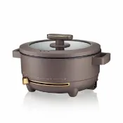 【KINYO】多功能料理電火鍋4L BP-077(料理鍋 不沾塗層 快煮鍋 湯鍋 電煮鍋 三段火力)