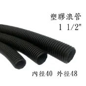 〈壹點三〉〉 全冠 塑膠浪管 零裁 1 1/2“英吋 浪管 (1米)  密閉式  NFE-12B