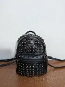 MCM Stark Gunmetal 多重鉚釘 真皮 手提 側背包 後背包