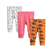 (店+)台灣現貨 螺紋棉印花小童長褲3m/6m/9m/12m/18m