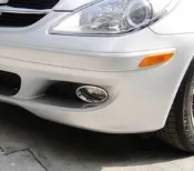 圓夢工廠 Benz 賓士 SLK R171 2004~2009 SLK300 SLK350 改裝 鍍鉻 前保桿 霧燈框