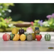 (店+)迷你仿真 綜合水果 楊桃 山竹 檸檬 水蜜桃 荔枝 芒果 哈密瓜 鳳梨 草莓 西瓜 食玩模型