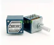 原裝日本ALPS音量電位器27型雙聯圓柄A10K20K 50K 100K 250K 500