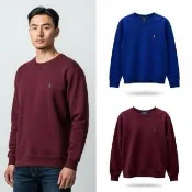 【RALPH LAUREN】素色百搭 Ralph Lauren 小馬 大學T 男女皆可 青年版 刷毛 長袖 繡標 polo 長T(1674 AY3)