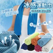 【蝦皮隔日到貨🚴】高檔加厚冰絲毛巾 便攜式冷感毛巾 涼感毛巾 毛巾 運動毛巾 吸水毛巾 涼感巾 冰涼巾 瞬涼感毛巾