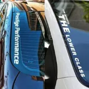 台灣現貨現貨⚡PRESTIGEPERFORMANCE 前檔貼 海拉風 後檔貼 直立貼 直式貼紙 英文字 幻彩色 u6 k
