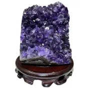 【恬芯晶品】天然紫水晶頂級烏拉圭帝王紫晶鎮A+59(頂級烏拉圭紫晶鎮招財開運風水財運業績財位招貴人紫晶洞)