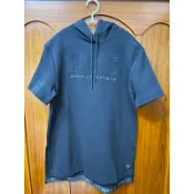 ROOTS黑色壓印長版上衣