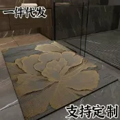 全球選品1館 生活百貨 輕奢矽藻泥地墊吸水防滑免洗速乾浴室衛生間腳墊廚房進門腳墊