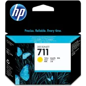 HP 711 原廠黃色墨水匣 CZ132A 適用 DesignJet T120/T520/T130/T530