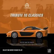 ＝微縮時刻＝TIMEMICRO｜MAZDA RX-7 Veilside｜玩命關頭 韓哥RX7 東京甩尾｜1/64合金模型