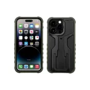 (店+)【TOPEAK】『小蔡單車』Topeak iPhone 14 PRO 耐衝擊 手機 保護 外殼 黑/軍綠 自行車/機車 原價1380元